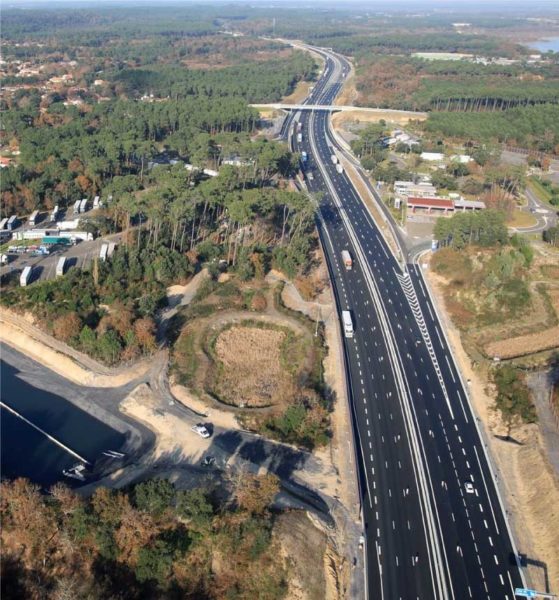 A63 Capbreton Vue d'avion
