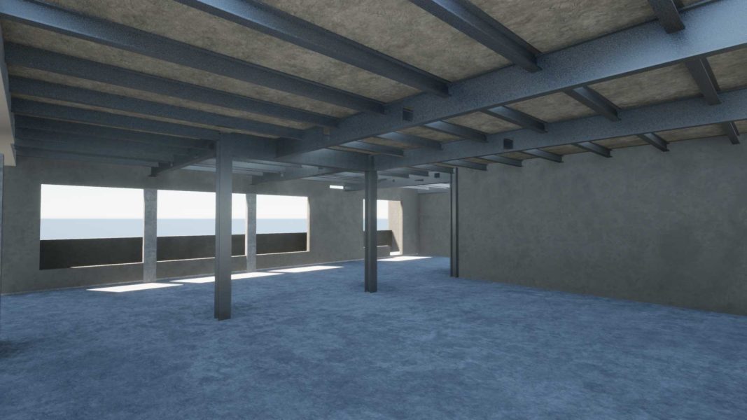 Ilot-Perrée vu de l'intérieur en 3D