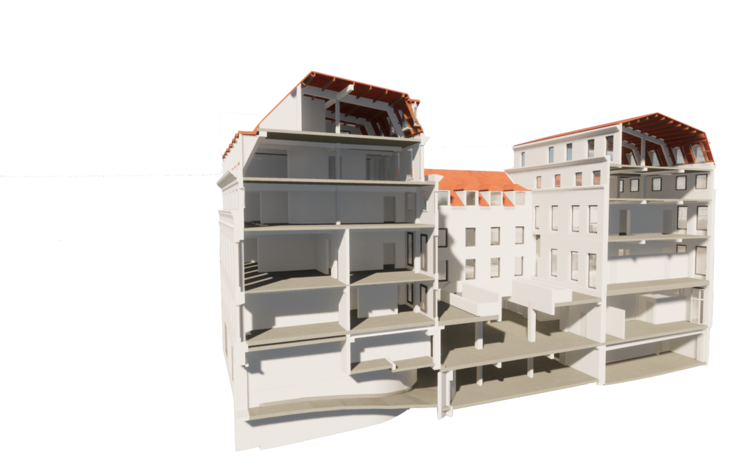 Îlot Perrée – AMO & Scan To BIM,Société Nouvelle Pradeau Morin