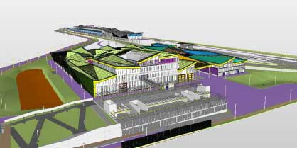 Centre d'Exploitation Aulnay SMR Modélisation BIM