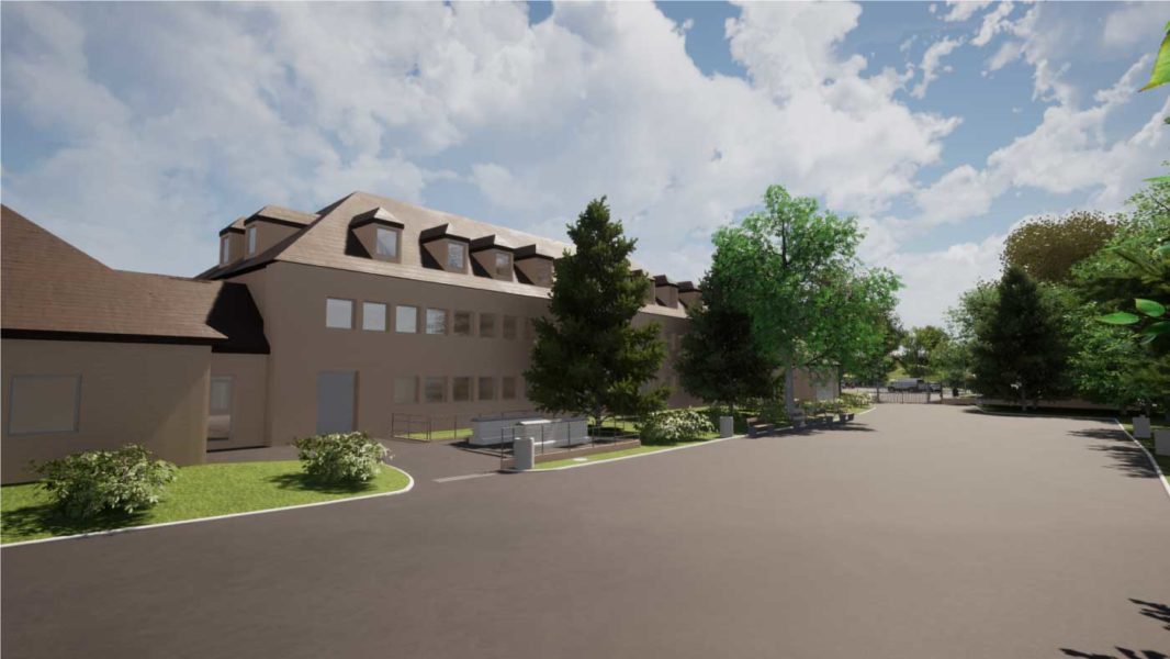 Centre sportif Puteaux, modélisation 3D établissement