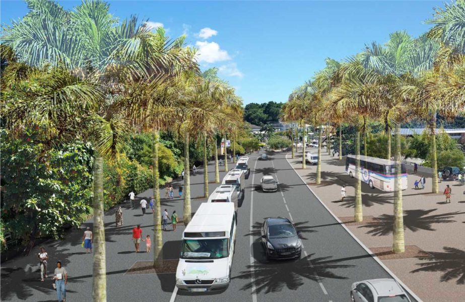 BHNS Caribus Mayotte modélisation 3D