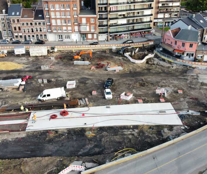 Tramway de Liège, COLAS PROJECT