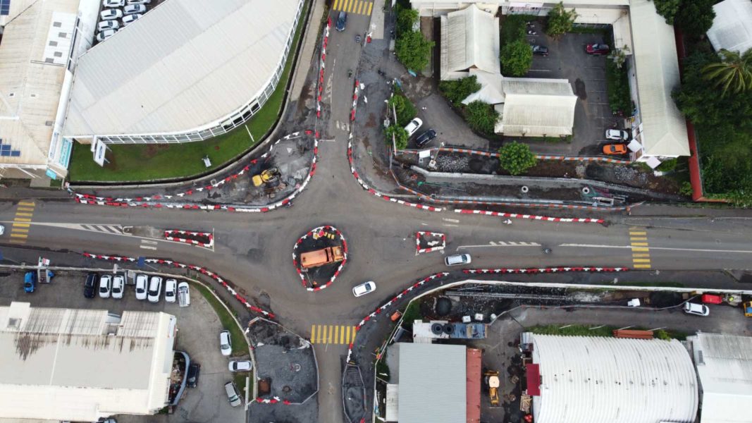 BHNS Caribus Mayotte vue aérienne