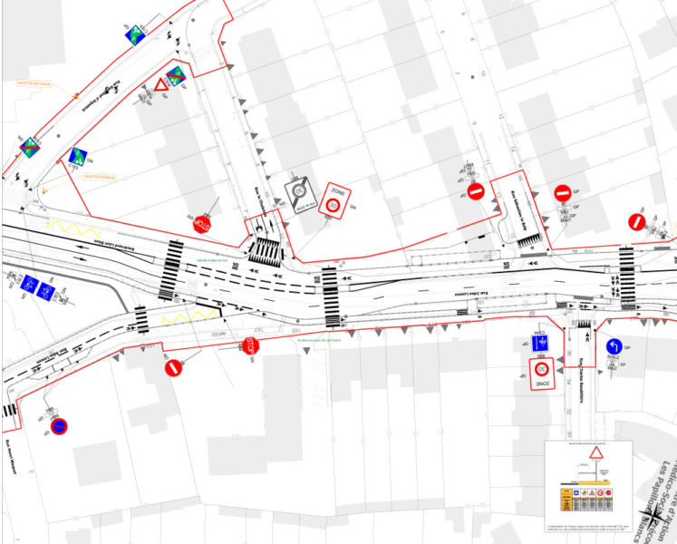 TRAMWAY ET BHNS DE BREST, Aménagement Police